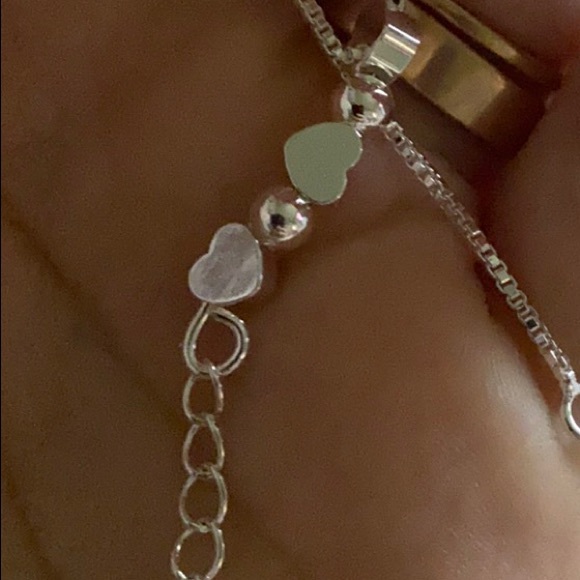 NEW 925 sterling silver necklace/bracelet set - Picture 5 of 5